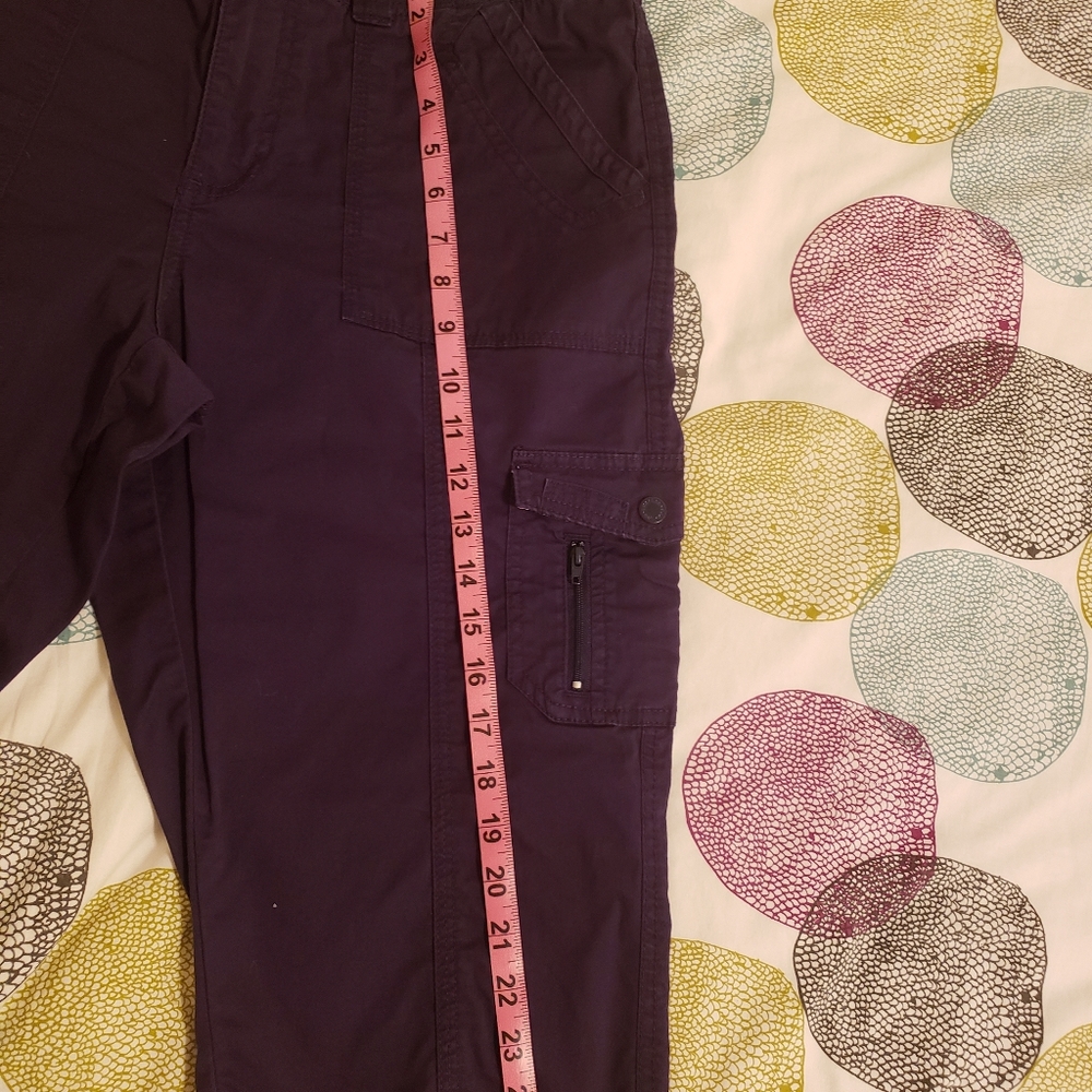 Lee Easy fit capri Navy Blue 12 NWOT - Picture 3 of 7